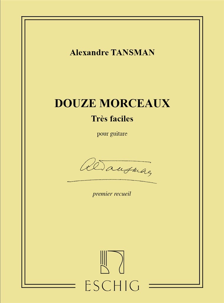 12 Morceaux Tres Faciles N 1 Guitare